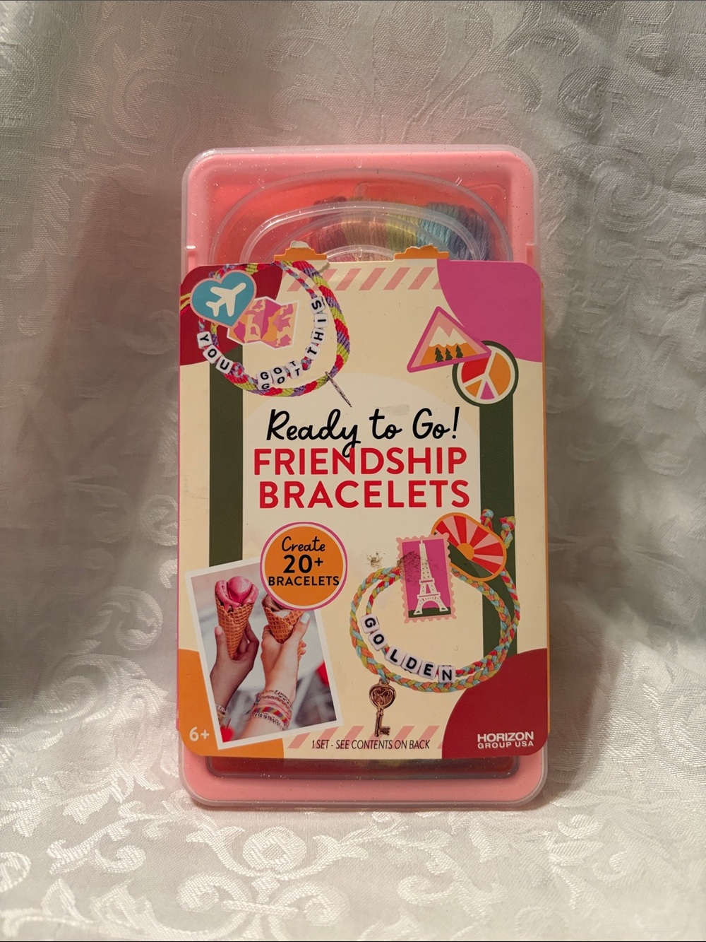 Ready to Go! Friendship Bracelets Kit - Pink